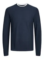 Swetry męskie - Jack & Jones Sweter w kolorze granatowym - miniaturka - grafika 1