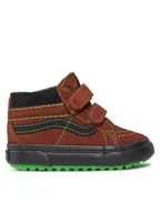 Buty dla chłopców - Vans Trzewiki Sk8-Mid Reissue V Mte-1 VN0A5KRNLNN1 Brązowy - miniaturka - grafika 1