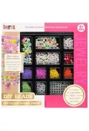 Prace ręczne dla dzieci - Zestaw koralików do nawlekania biżuteria MEGA CREATIVE 553193 - miniaturka - grafika 1