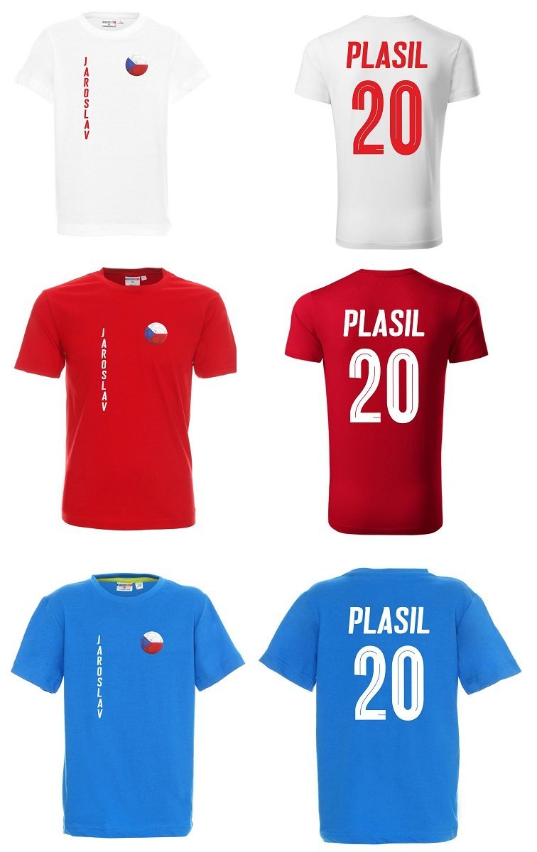 Koszulka CZECHY JAROSLAV PLASIL 20 JR