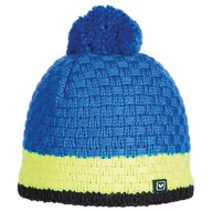 Czapki męskie - Czapka miejska z merino Viking Kigan 1564 niebiesko-żółty - miniaturka - grafika 1
