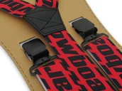 Dodatki do ubrań - Szerokie czerwone narciarskie szelki do spodni typu Y - SNOWBOARD T76 - miniaturka - grafika 1