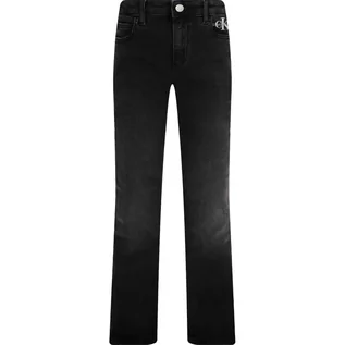 Spodnie sportowe damskie - CALVIN KLEIN JEANS Jeansy | flare fit - grafika 1