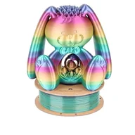 Filamenty i akcesoria do drukarek 3D - filament do druku 3D, kolory tęczy, szpula 1 kg, tęczowe cukierki - miniaturka - grafika 1