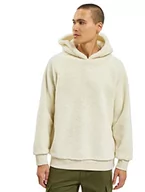 Bluzy męskie - Urban Classics Męska bluza z kapturem Sherpa, biały (Offwhite 00555), XXL - miniaturka - grafika 1