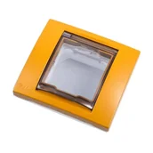 Klawisze i ramki - Ramka pojedyncza na gniazdko IP44 - ugier pomarańczowy V61.002.869 UNICA VIVA - miniaturka - grafika 1