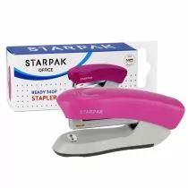Zszywacz 12k 10 różowy STARPAK 521069 - Zszywacze biurowe - miniaturka - grafika 1