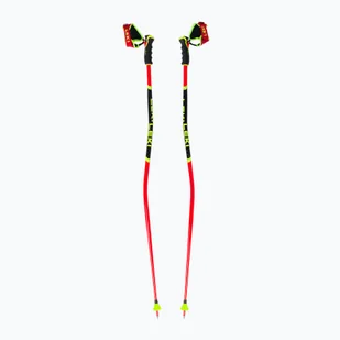 Kije narciarskie LEKI WCR GS 3D czerwone 65267771125  135 cm - Kijki narciarskie - miniaturka - grafika 1