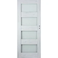 Drzwi wewnętrzne - Skrzydło drzwiowe Syriusz silver pokój 60 L - miniaturka - grafika 1
