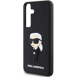 Karl Lagerfeld KLHCS24S3DRKINK S24 S921 czarny/black hardcase 3D Rubber Ikonik - Etui i futerały do telefonów Karl Lagerfeld KLHCS24S3DRKINK S24 S921 czarny/black hardcase 3D Rubber Ikonik - Etui i futerały do telefonów - miniaturka - grafika 5