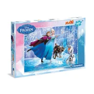 Puzzle - Clementoni, puzzle, Disney, Kraina Lodu Maxi, 100 el. - miniaturka - grafika 1