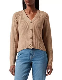 Pieces Damski sweter z dzianiny Pcosilla Ls Noos Bc, Srebrna norka, XL - Swetry damskie - miniaturka - grafika 1