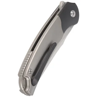 Nóż składany Bestech Supernova Grey Titanium / Black Zirconium, Satin Flat Satin M390 (BT2111A) - Noże - miniaturka - grafika 6