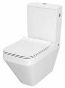 Kompakty WC - Miska WC kompaktowa CREA co 010/020 prostokąt des dur slim wo łw one - miniaturka - grafika 1