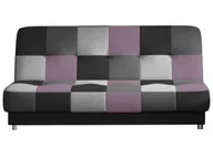 Sofy i kanapy - nabbi Sofa rozkładana ze schowkiem Cosa - czarna / szara / jasnoszara / fioletowa - miniaturka - grafika 1