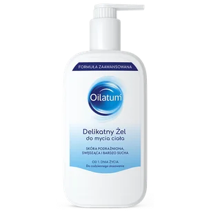 Oilatum Formuła Zaawansowana, żel do mycia ciała, od 1 dnia życia, 400 ml - Kosmetyki kąpielowe dla dzieci - miniaturka - grafika 1