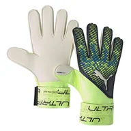 Piłka nożna - Rękawice bramkarskie Puma Ultra Grip 3 RC limonkowo-czarne 41816 01 - miniaturka - grafika 1