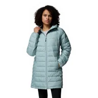Kurtki damskie - Columbia Powder Lite 2 Mid Damska kurtka puchowa, Crushed Blue, XL - miniaturka - grafika 1