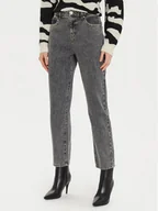 Spodnie damskie - Morgan Jeansy 242-PSIMIO Szary Straight Fit - miniaturka - grafika 1