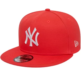 New Era League Essential 9FIFTY New York Yankees Cap 60435190, Mężczyzna, Czapka z daszkiem, Czerwony - Czapki męskie - miniaturka - grafika 1