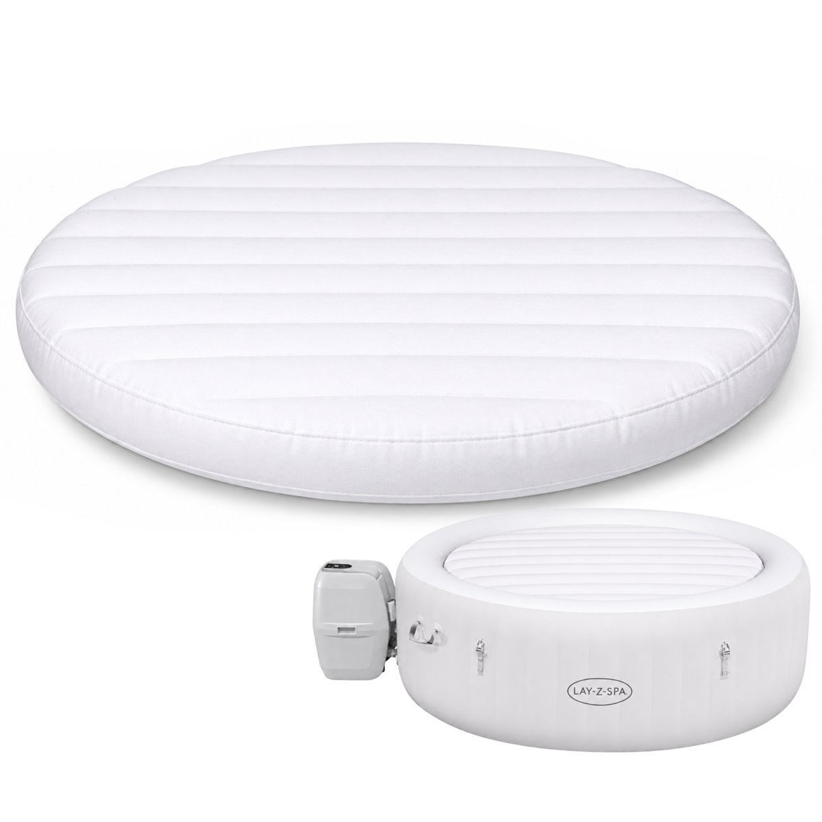 Bestway mata termiczna dmuchana pokrywa do jacuzi lay-z-spa paris 196x66