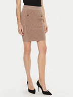 Spódnice - Marciano Guess Spódnica ołówkowa Hermione 4BGD01 5661Z Brązowy Slim Fit - miniaturka - grafika 1