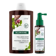 Szampony do włosów - Zestaw Klorane, szampon do włosów wypadających i pozbawionych witalności, 400 ml + serum przeciw wypadaniu włosów, 100 ml - miniaturka - grafika 1