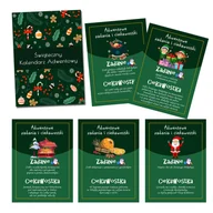 Ozdoby bożonarodzeniowe - Kalendarz Adwentowy Zadania i Ciekawostki 34 karty - miniaturka - grafika 1