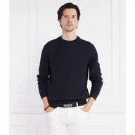 Swetry męskie - HUGO Sweter Stoppo | Comfort fit - miniaturka - grafika 1