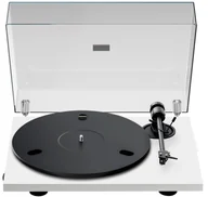 Gramofony - Pro-Ject Audio Systems Gramofon Hi-Fi Plug & Play E1.2 + Pick It MM E - Biały - miniaturka - grafika 1