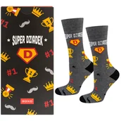 Skarpetki męskie - Skarpetki Męskie Soxo Super Dziadek- 40–45 - miniaturka - grafika 1