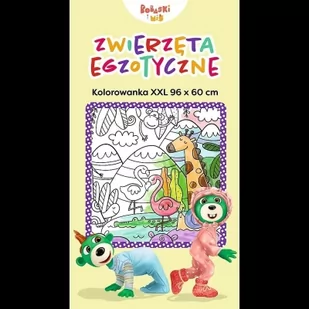 Kolorowanka XXL. Zwierzęta egzotyczne - książka - Literatura popularno naukowa dla młodzieży - miniaturka - grafika 1