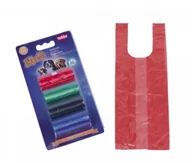 Woreczki na psie odchody - NOBBY Woreczki TidyUp z rączką 4 rolki 4 kolory - miniaturka - grafika 1