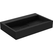 Umywalki - Mexen Ava umywalka nablatowa z konglomeratu B/O 60 x 38 cm, czarna - 23016070 - miniaturka - grafika 1