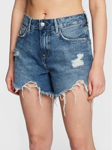 Pepe Jeans Szorty jeansowe Marly PL801009 Niebieski Regular Fit - Spodenki damskie - miniaturka - grafika 1