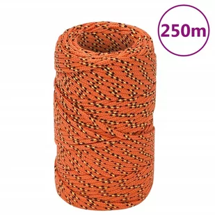 Linka żeglarska, pomarańczowa, 2 mm, 250 m, polipropylen - Żeglarstwo - miniaturka - grafika 1