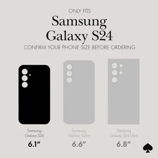 Kate Spade New York Protective Case - Etui Samsung Galaxy S24 (Hollyhock Cream) - Pozostałe akcesoria do telefonów - miniaturka - grafika 5