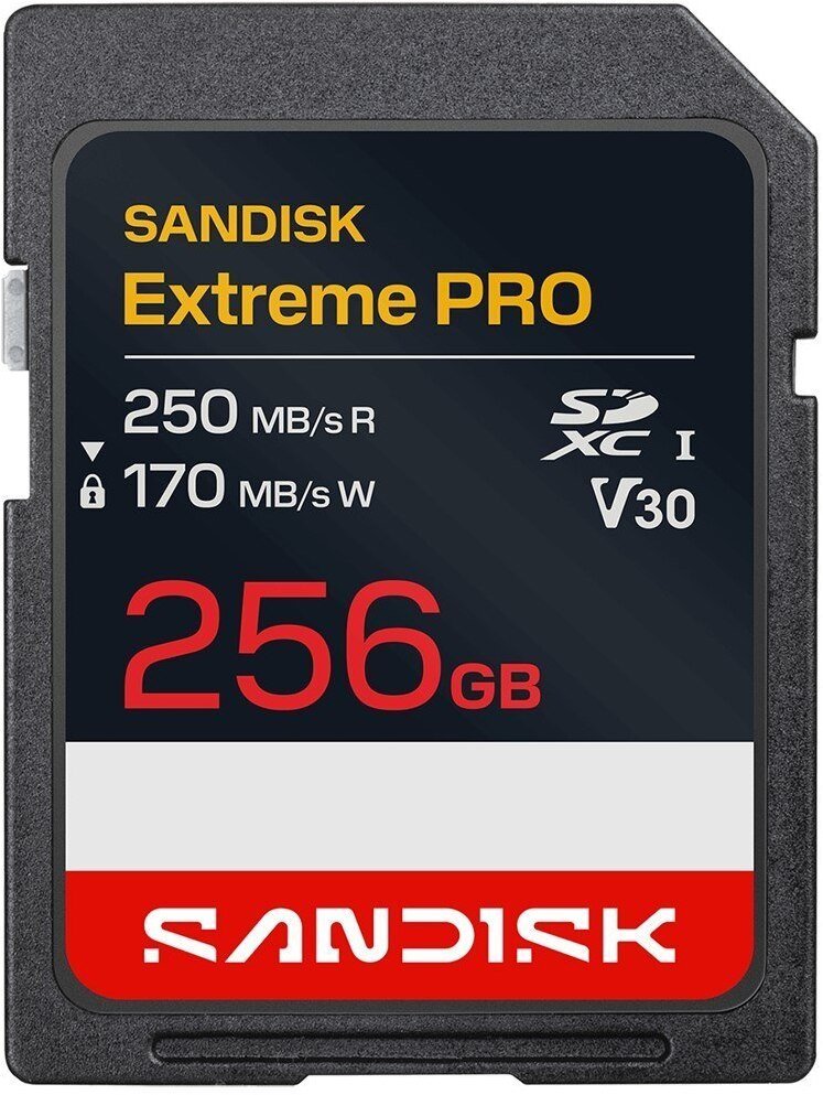 Karta Hama Sandisk Extreme Pro SDXC 256GB up to R 250MB/s W 170MB/s UHS-I, 4K UHD 002269640000
