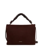 Torebki damskie - Coccinelle Torebka P6P Boheme Suede Bimaterial E1 P6P 19 02 01 Brązowy - miniaturka - grafika 1