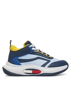 Buty dla chłopców - Tommy Hilfiger Sneakersy Low Cut Lace-Up T3B9-33884-1695 Granatowy - miniaturka - grafika 1