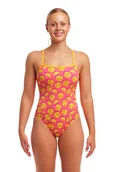 Stroje kąpielowe - FUNKITA Strój kąpielowy damski jednoczęściowy SINGLE STRAP ONE PIECE mark spritz - miniaturka - grafika 1