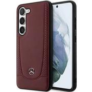 Etui i futerały do telefonów - Mercedes MEHCS23MARMRE S23+ S916 czerwony/red hardcase Leather Urban Bengale - miniaturka - grafika 1