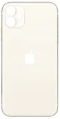 Części serwisowe do telefonów - Klapka Plecki Tył iPhone 11 White Duże oczko - miniaturka - grafika 1