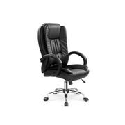 Fotele i krzesła biurowe - Fotel Obrotowy Gabinetowy Relax Czarny Halmar - miniaturka - grafika 1