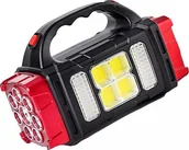 Latarki - Latarka Przenośna lampa latarka solarna HB-1678 powerbank dwustronna 38W Przenośna lampa latarka solarna HB-1678 powerbank dwustronna 38W - miniaturka - grafika 1