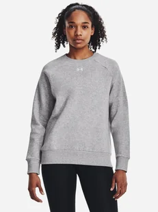 Bluza bez kaptura damska polarowa Under Armour UA Rival Fleece Crew 1379508-001 XS Czarna (196883850242). Bluzy bez kaptura damskie - Bluzy damskie - miniaturka - grafika 1
