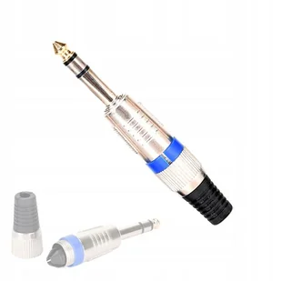 Wtyk Duży Jack 6,3mm Na Przewód Kabel Stereo - Złącza, przejściówki, adaptery - miniaturka - grafika 1