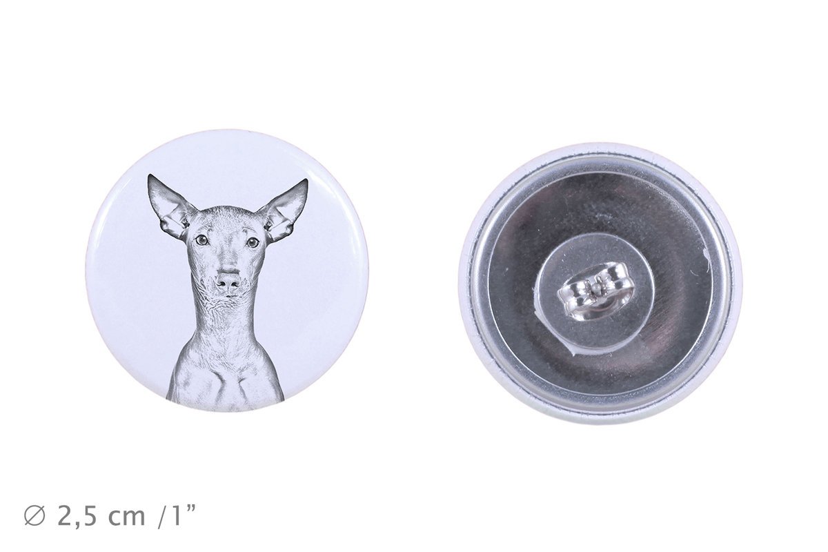 Nagi pies peruwiański, Bezwłosy pies Inków - wyjątkowe kolczyki z psem, twój pupil na breloku, marka własna Art-Dog