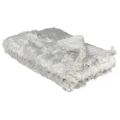 Narzuty - Narzuta na łóżko 150 x 200 cm szara DELICE - miniaturka - grafika 1