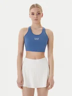 Bielizna sportowa damska - EA7 Emporio Armani Biustonosz sportowy 7W001146 AF12625 UB064 Niebieski - miniaturka - grafika 1